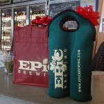 Reusable tote and bottle carrier, Epic Brewing.