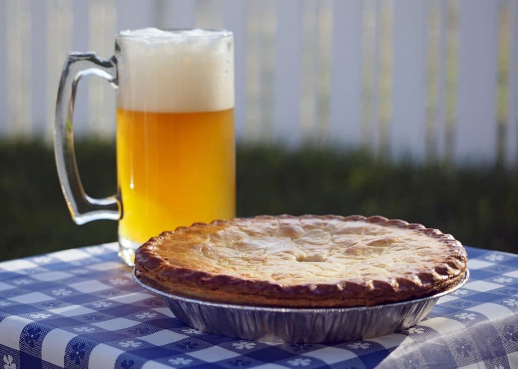 Pie and Beer - Copyright Crafty Beer Girls