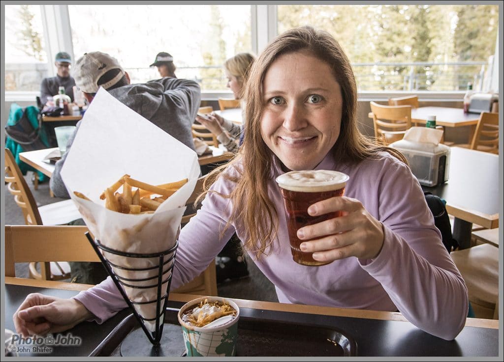 Ski Lunch - Copyright Crafty Beer Girls