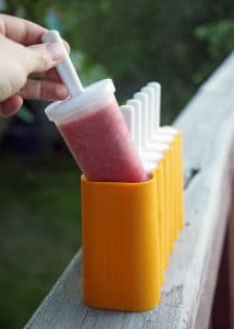 Popsicles After Freezing -  Copyright Crafty Beer Girls