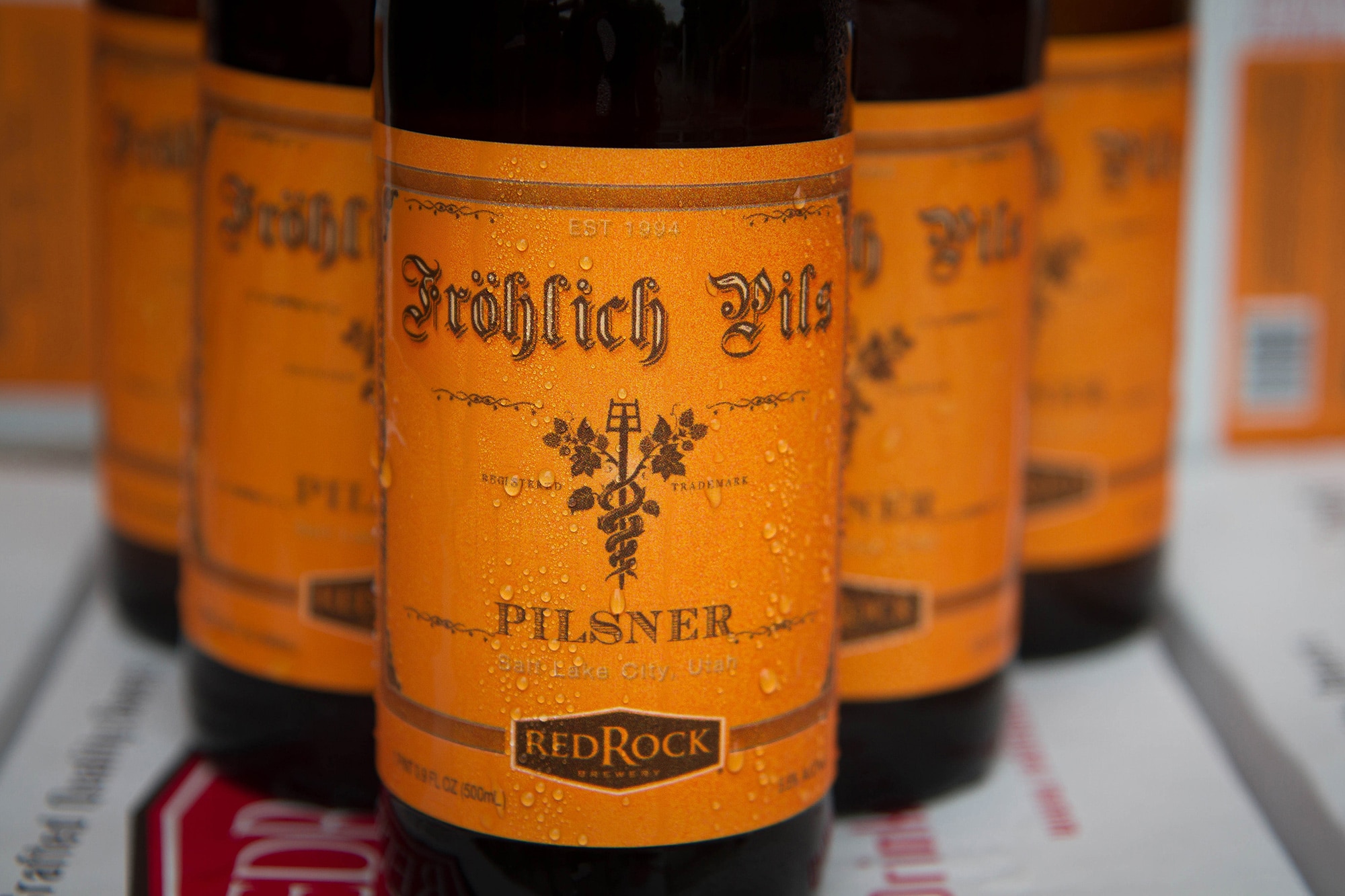 Utah Beer Fröhlich Pils Red Rock Brewery