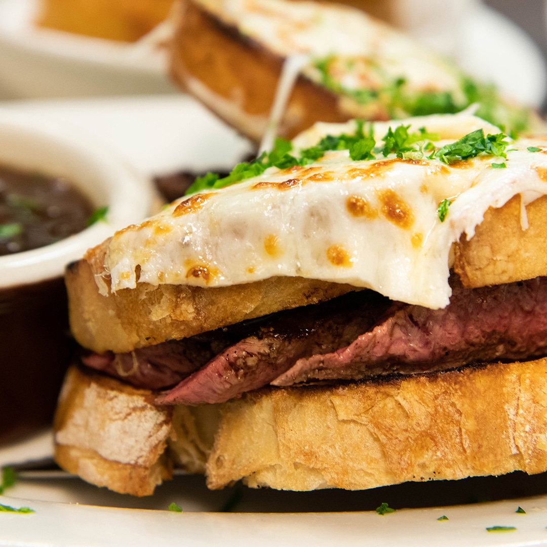 French Onion Steak Sandwich